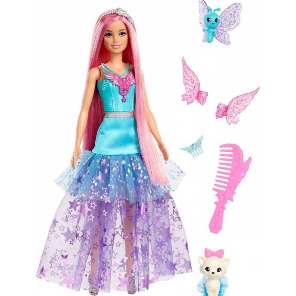 - NEW| Barbie Doll with 2 Fantasy Pets, Barbie “Malibu